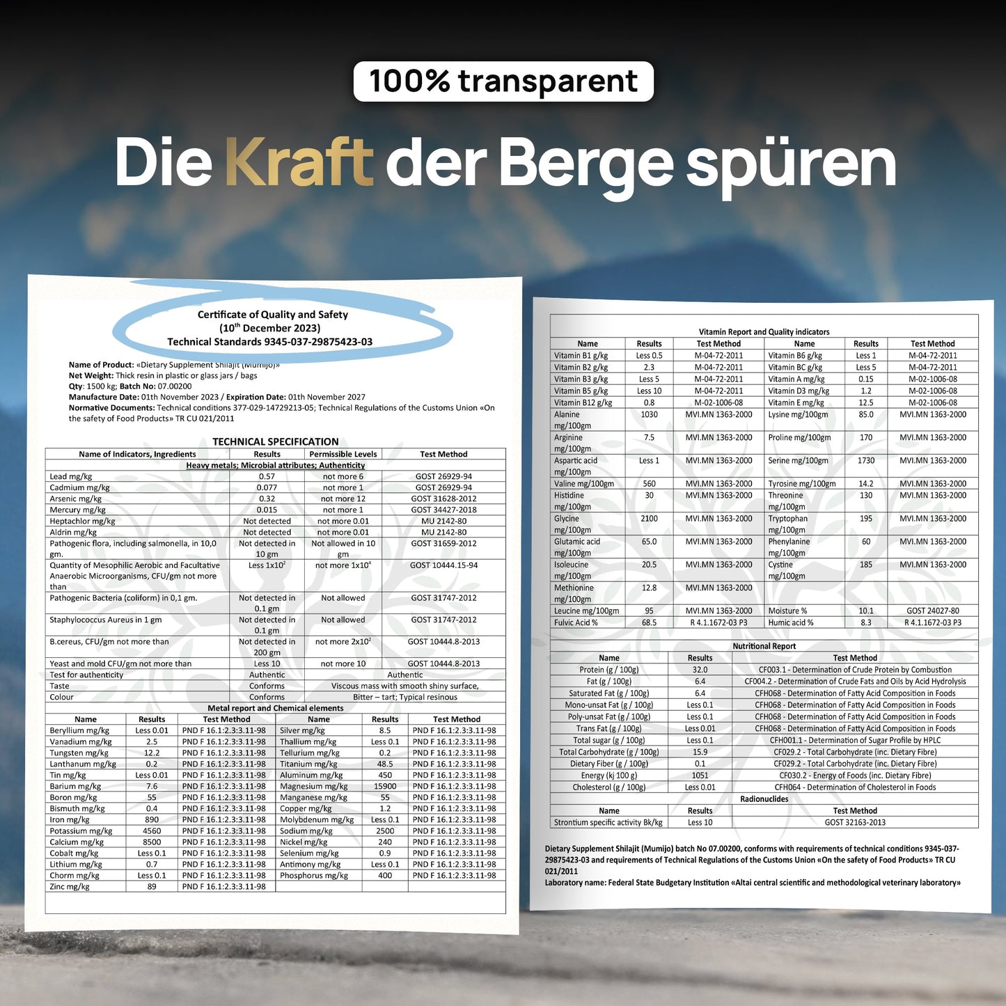 Shilajit Harz - 65 - 80% Fulvinsäure, 84+ Mineralien - Hergestellt in Deutschland - SUNASU Premium Shilajit und Nahrungsergänzungsmittel für mehr Vitalität und Energie