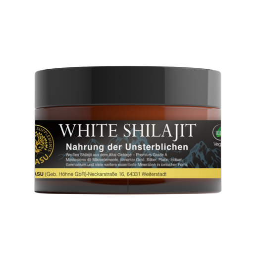 White Shilajit Mineral Extract 20g - Stone Oil - Made in Germany 