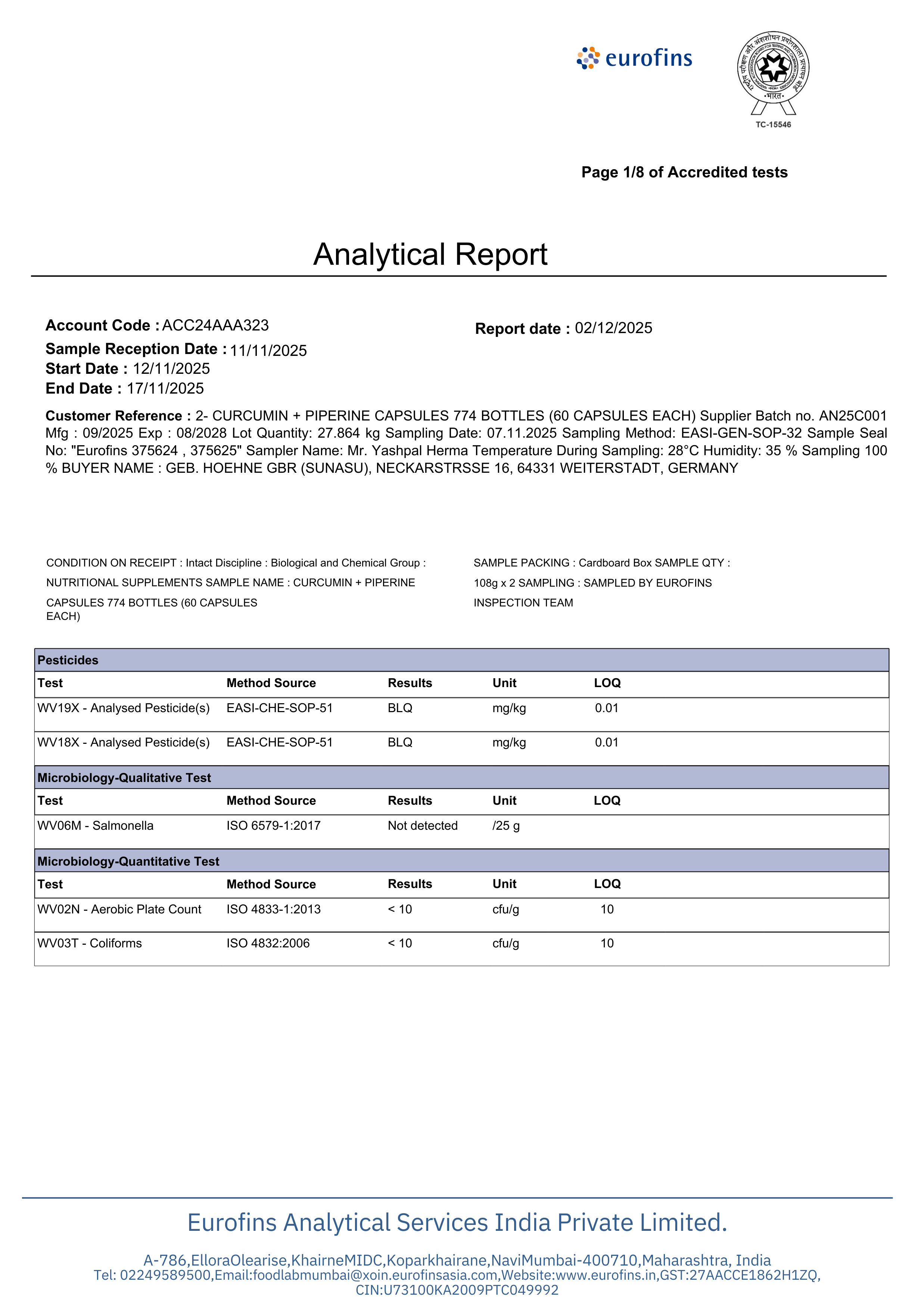 Laborzertifikat (PDF)